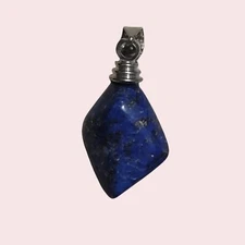 Very beautiful Natural Blue Lapis Lazuli Pendant From Afghanistan (each)