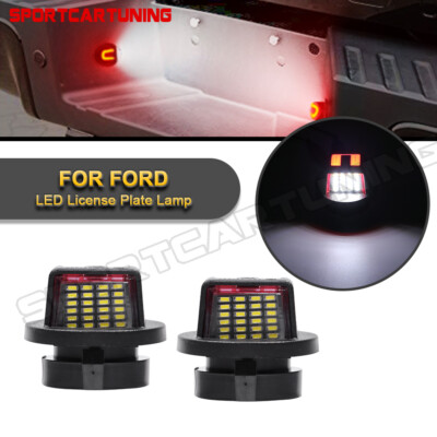 2X FOR FORD F150 F250 F350 LED LICENSE PLATE LIGHT REAR BUMPER TAG ASSEMBLY LAMP - Foto 5