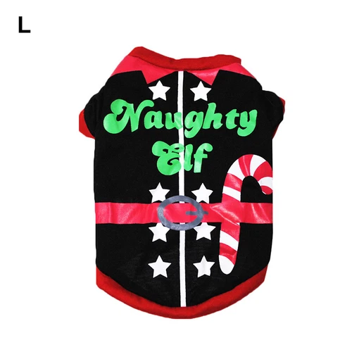 Christmas Red Pet Clothes Puppy Dog Jumper Small Yorkie Chihuahua Cat T-shirts🌸 - Picture 72 of 81