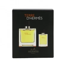 Terre D'hermes Hermes Men 2pcs Set 2.5 oz + 0.42 oz Pure Perfume Nib Sealed