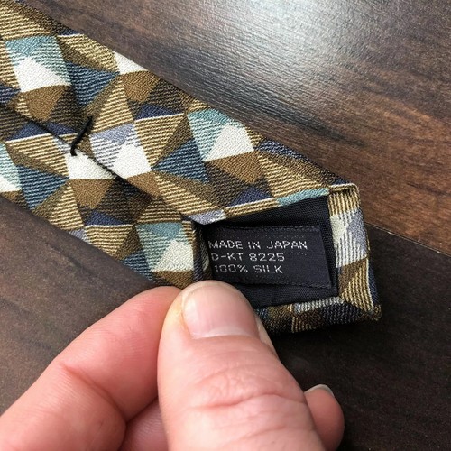 Jhane Barnes mens necktie multicolored 100% silk Ah22 - Picture 3 of 6