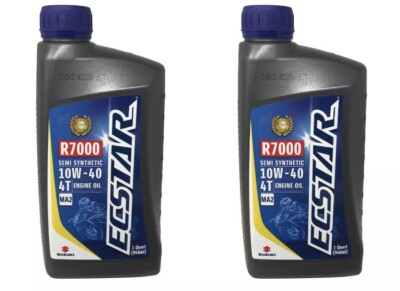 2 - Suzuki Marine 990C0-01E30-QUA ECSTAR V7000 Semi Synthetic Engine Oil 10W-40