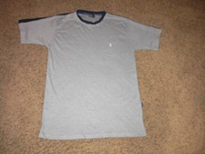 Vintage POLO Ralph Lauren gray pure cotton made USA sleepwear shirt Large
