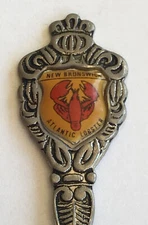 Vintage Souvenir Spoon Collectible New Brunswick Atlantic Lobster Canada