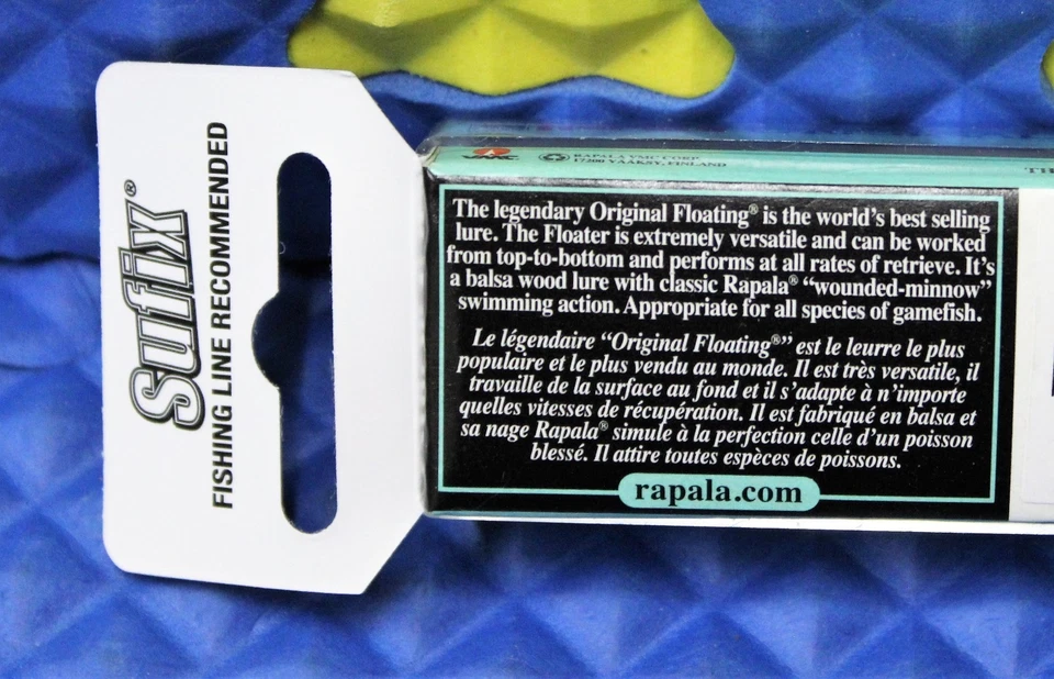 Rapala Original Floating Minnow Fishing Lure F03 CHOOSE YOUR COLOR! - Image 2 of 2