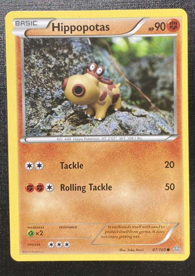 Hippopotas 87/160 Pokémon Primal Clash Common TCG LP