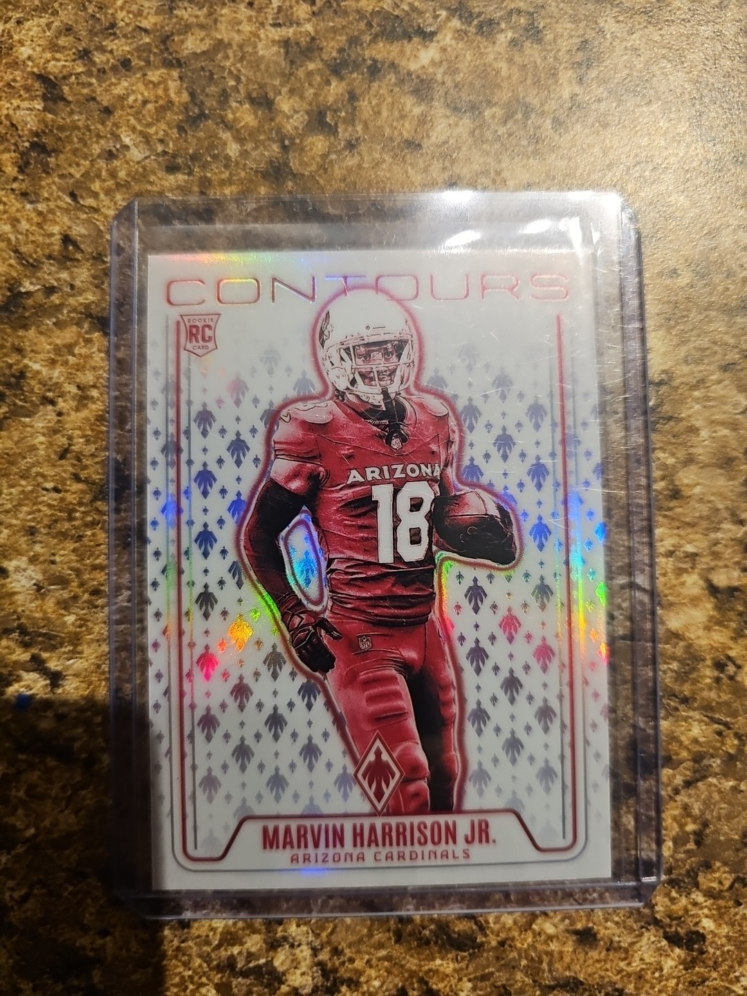 2024 Panini Phoenix - Contours Marvin Harrison Jr. #CON-MHJ Purple (RC)