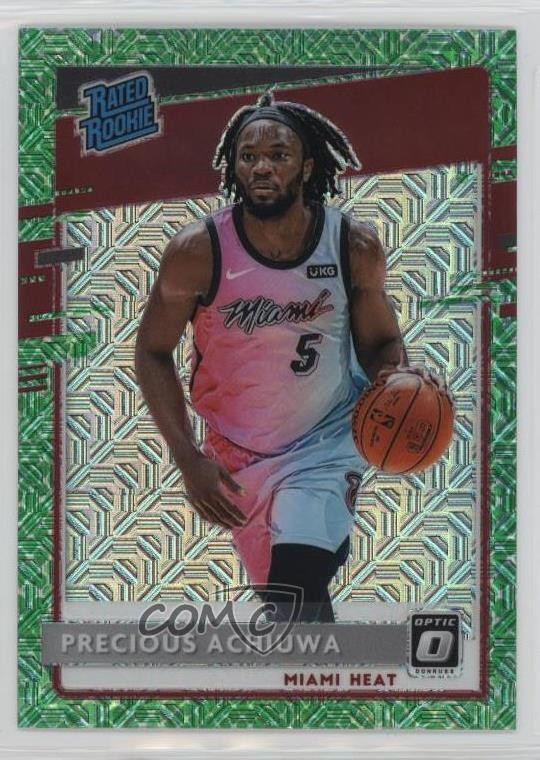 2020 Donruss Optic Rated Choice Dragon Prizm Precious Achiuwa #170 Rookie RC rf2