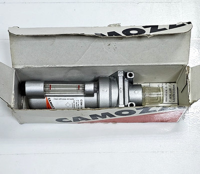 Camozzi C104-L00 Pneumatic Lubricator | 16 Bar Max | Mineral Oil | Made in Italy