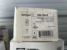 WattStopper PW-100-G 120/277VAC 50/60Hz PIR Wall Switch Occupancy Sensor