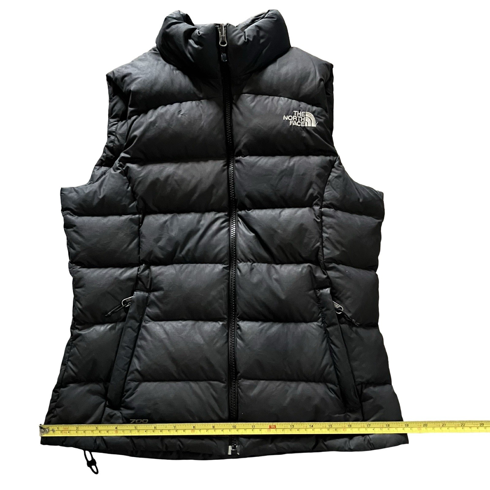 North Face 700 Vest Womens S Black Puffer Goose Down Fill Jacket Full Zip VTG thumbnail 16