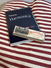 Vintage M. Horner Marine Band Harmonica No. 1896 Used key of F
