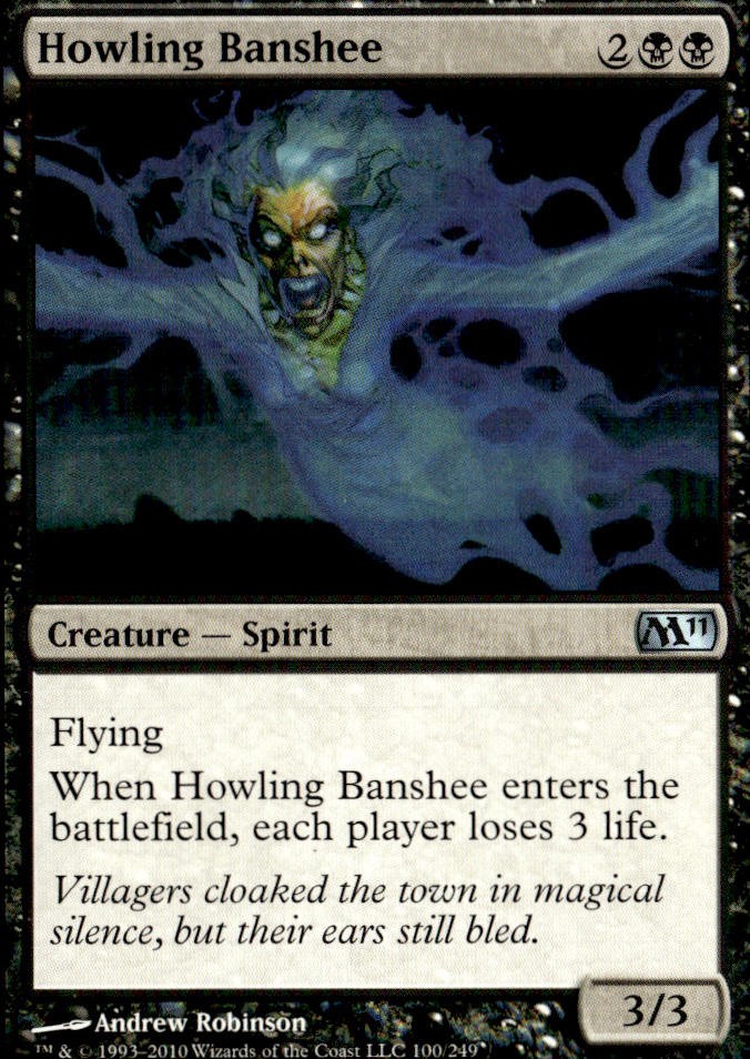 Magic 2011 (M11) #100 Howling Banshee