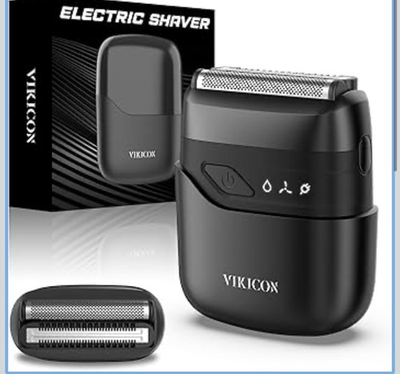 #ad Electric Foil Shavers for Men Portable On The Go Shaver w Dual Floating Blades $19.99
