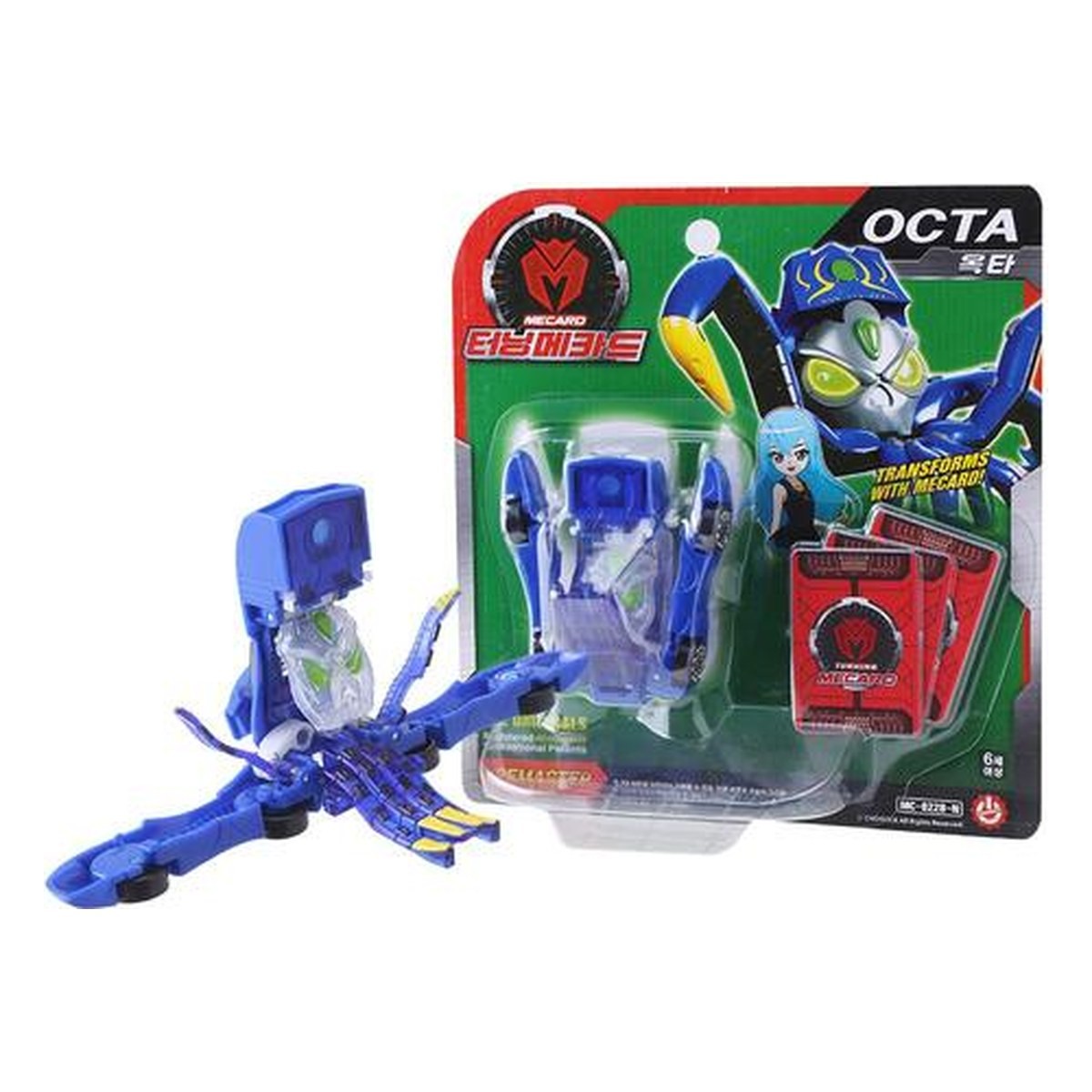 Turning Mecard Octa N Action Figure Kids Gift Toy Korea Official Authentic New
