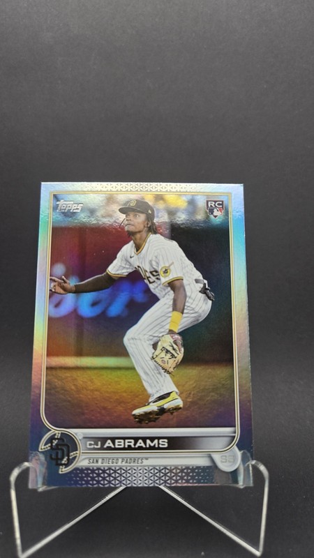 2022 Topps Update Rainbow Foil #US34 CJ Abrams RC (Padres)