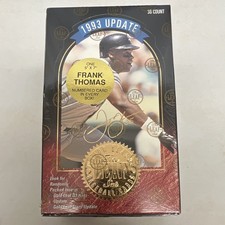 Leaf 1993 Update MLB Baseball Cards Box 36 Count Frank Thomas