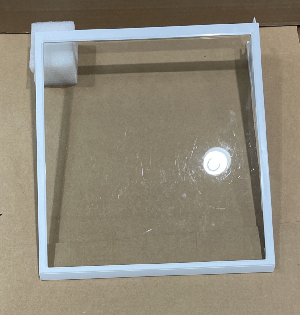 WR71X30137 OEM GE Refrigerator Glass Shelf Right Per Diagram