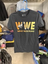 WWE “Walk With Elias” T-Shirt Samson guitar slam crate exclusive Small