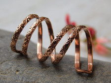 Pure Copper Arthritis Trigger splint ring, Double Knuckle Thumb Ring