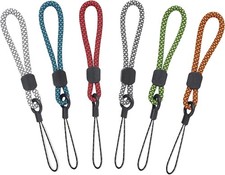 6 Pack Finger Lanyards   Small Wrist Strap Rope for Phone and Keychains