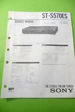 Manuale di servizio - Manuale di servizio per Sony ST-S570ES, ORIGINALE