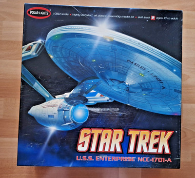 Star Trek U.S.S. Enterprise NCC1701-A von Polar Lights 1/350 OVP + Lightning Kit