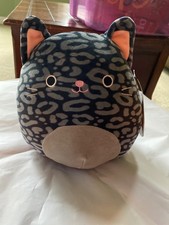 "Malvaviscos Xiomara la Pantera Negra 8"" Peluche Nuevo con Etiquetas"