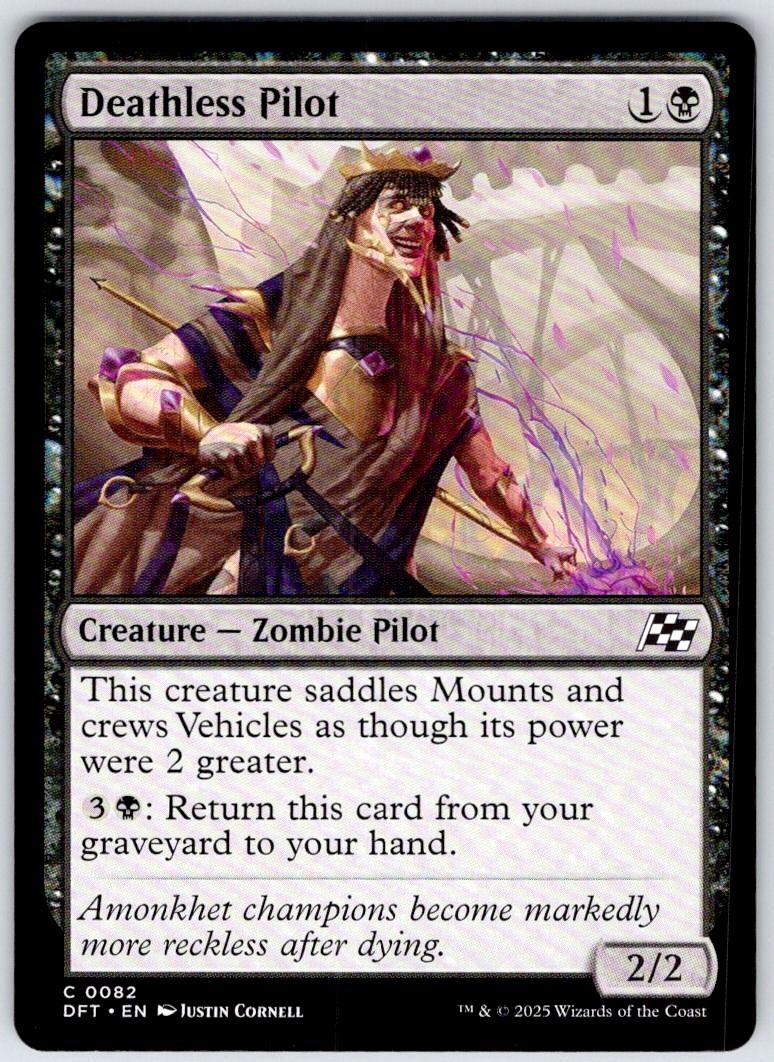 Deathless Pilot 82 Common Aetherdrift Magic: The Gathering Near Mint