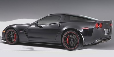 Corvette Z06  Choice Of Photo, Tin Sign, Mouse Pad Muscle Car