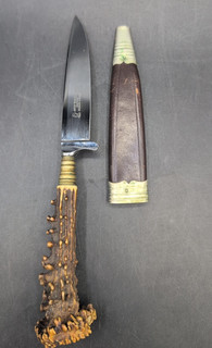 WWII/2 US GI German made GI Souvenir NOS bone handle hunting knife