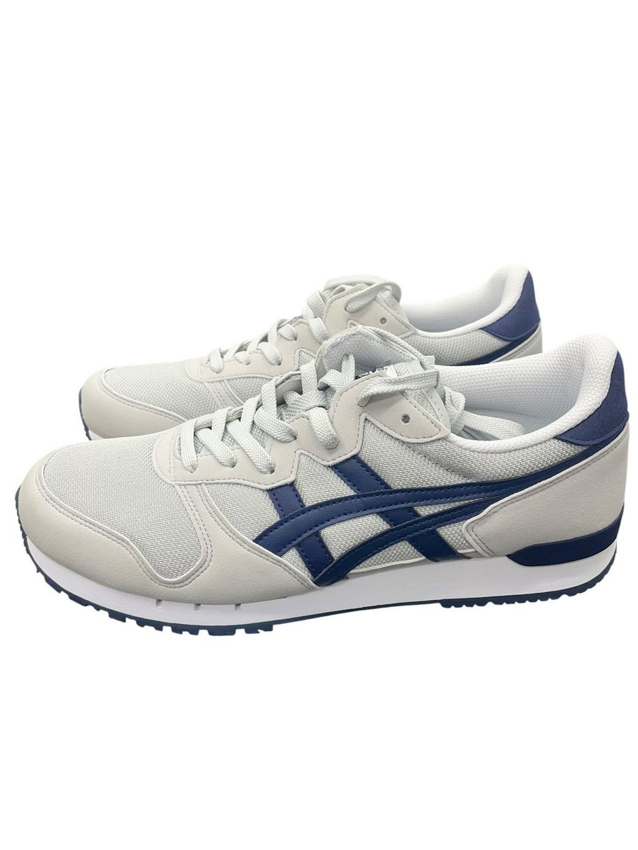 ★オオガーラ2002★ Onitsuka Tiger Men Alvarado Sneakers 1183A507 Grey/Peacoat Size 10