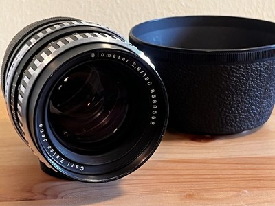 Biometar 2.8/120mm + Pentacon 6 - M42 Adapt. + Sonnenblende (= Zubehörpaket)