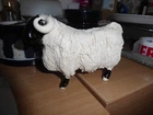 Collectors vintage Spaghetti pottery black faced ram, Scotland