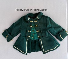 AMERICAN GIRL FELICITY FELICITY'S GREEN RIDING Jacket only