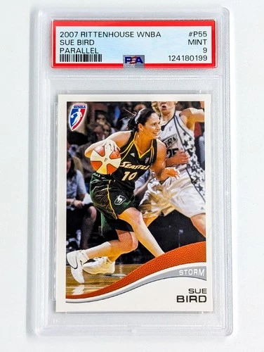 2007 Rittenhouse WNBA Parallel #P55 Sue Bird /333 PSA 9 Seattle Storm HOF