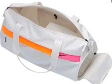 Nike RADIATE CLUB Duffel Bag White Orange Pin...