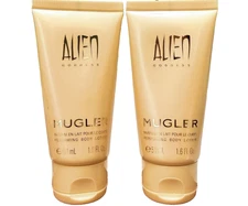 2x ALIEN GODDESS By MUGLER PERFUMING BODY LOTION 1.6oz / 50ml ea NEW