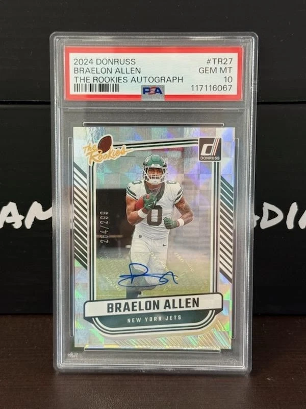 Braelon Allen Panini Donruss the Rookies #TR27 Autograph