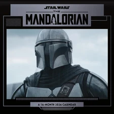 2026 Star Wars: Mandalorian Wall Calendar