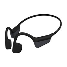Bluetooth Bone Conduction Headphones, 15H Playtime, Dual Stereo Bass, 27g Lig...
