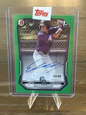 2026 Bowman - Paper Prospect Retail Autographs Ethan Holliday #BPA-EH Green /99!