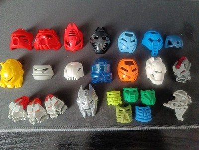 LEGO Bionicle Masken Konvolut - Hau/Kaukau/Ruru/Pakari/Hau Nuva