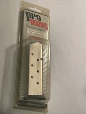ProMag Colt 1911 Defender .45 ACP, 7-Round Magazine, COL 02N Nickel New