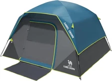 CAMEL CROWN Tents for Camping 4/6 Person Tent Waterproof 4 Person, Ink Blue-1 