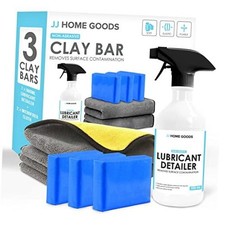 JJ Care Clay Bar Kit - Includes 3 Car Clay Bars for Auto Detailing 3x100g