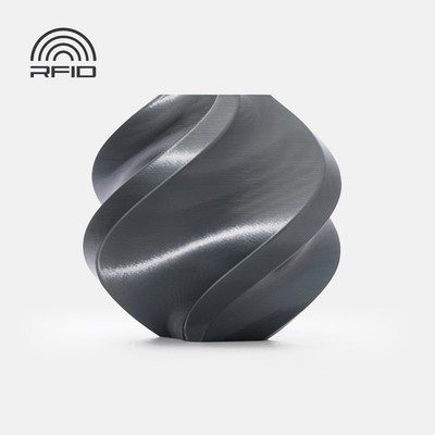 Bambu Lab PLA Silk+ Filament Titan Gray 1kg 1,75mm 3D Drucker Prusa Creality
