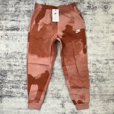 NWT Nike Sportswear Joggers Youth Large Red/Salmon Abstract Print MSRP 60
