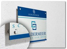 A4 Aluminiowa płyta kompozytowa Dibond® Znak firmowy Znak praktyczny Znak reklamowy Znak kancelarii