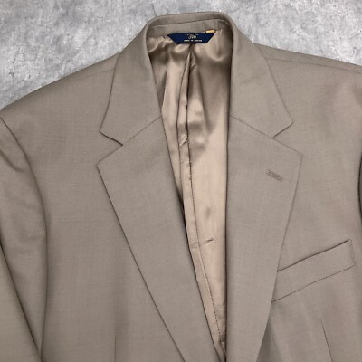 Brooks Brothers 346 Blazer Men 41L Classic Career Wool Stretch